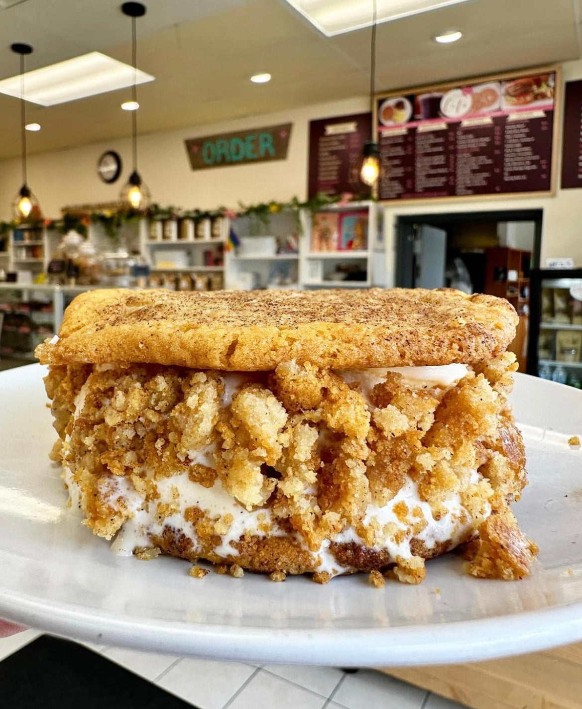 Snickerdoodle Ice Cream Sandwich