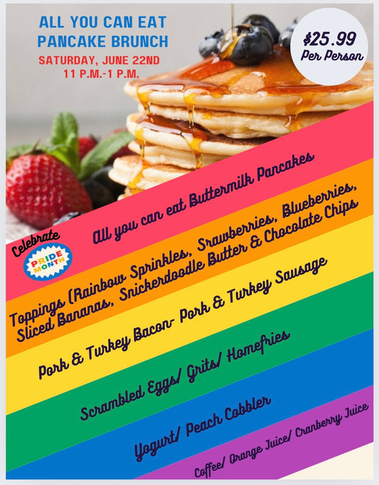 All you can eat pancake brunch!