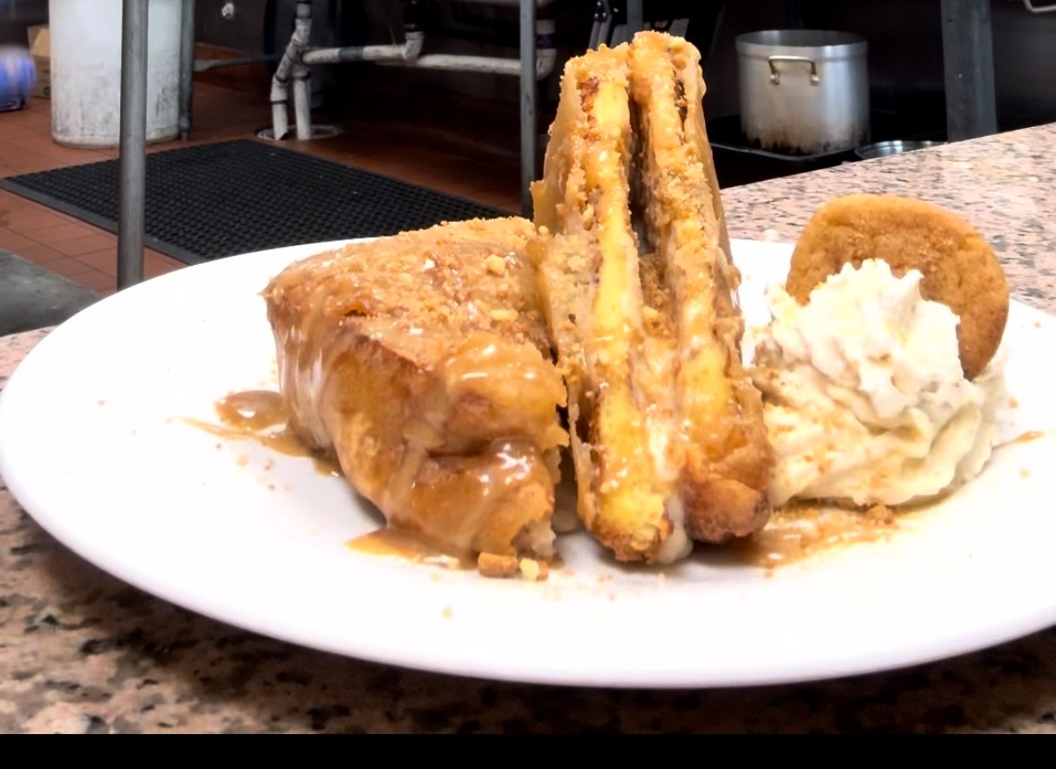 Deep Fried STUFFED Snickerdoodle French Toast!